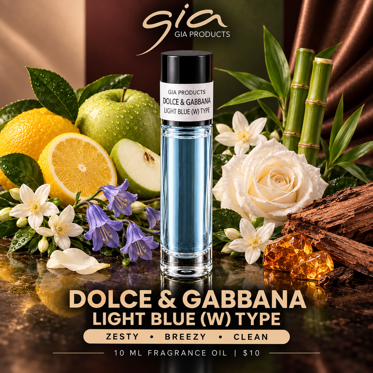 Aceite aromático Dolce & Gabbana Light Blue (tipo W)