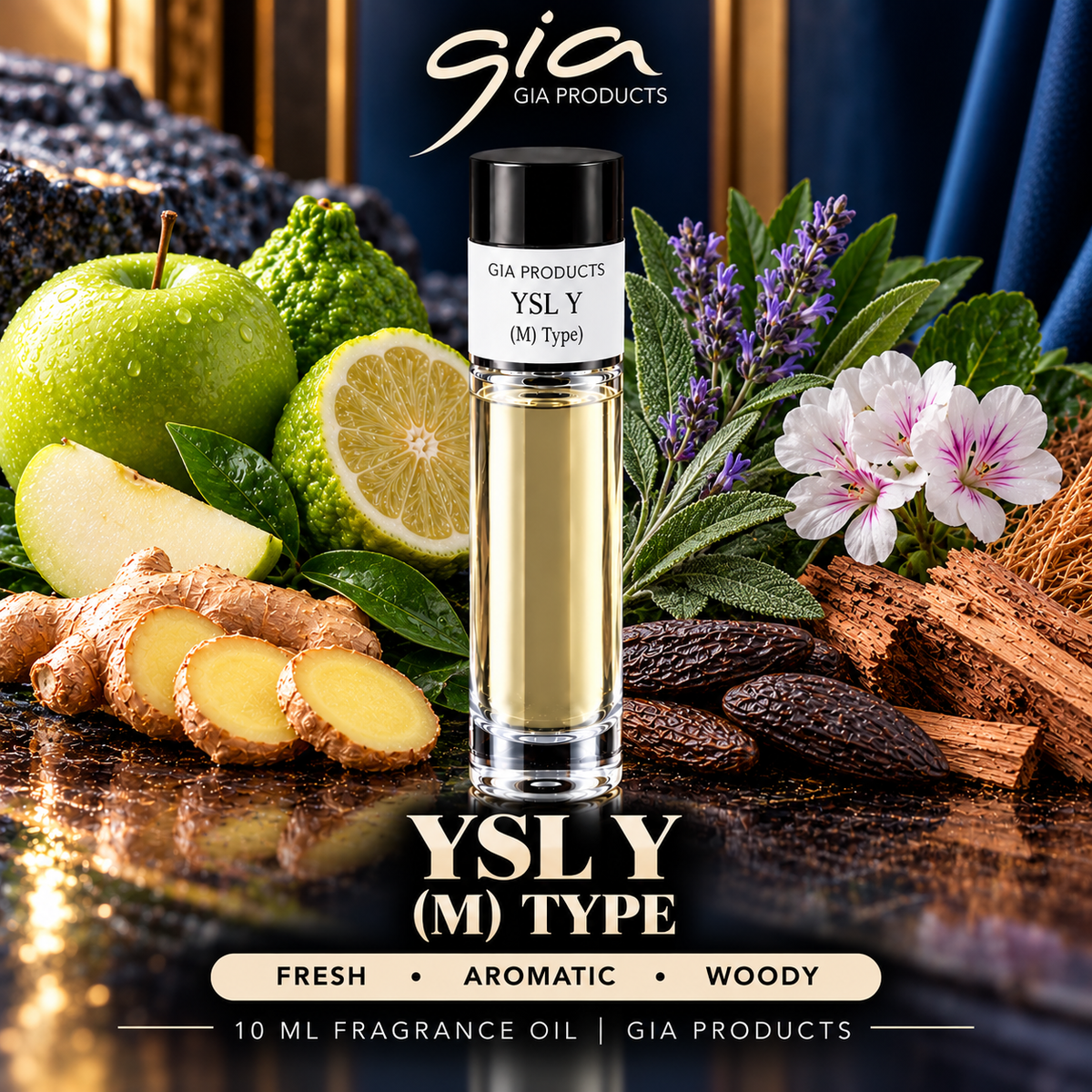 Aceite aromático YSL Y (tipo M)