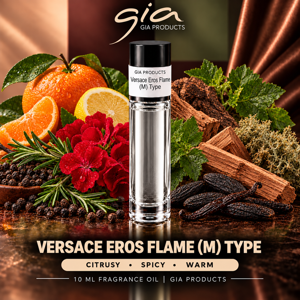 Aceite aromático Versace Eros Flame (tipo M)